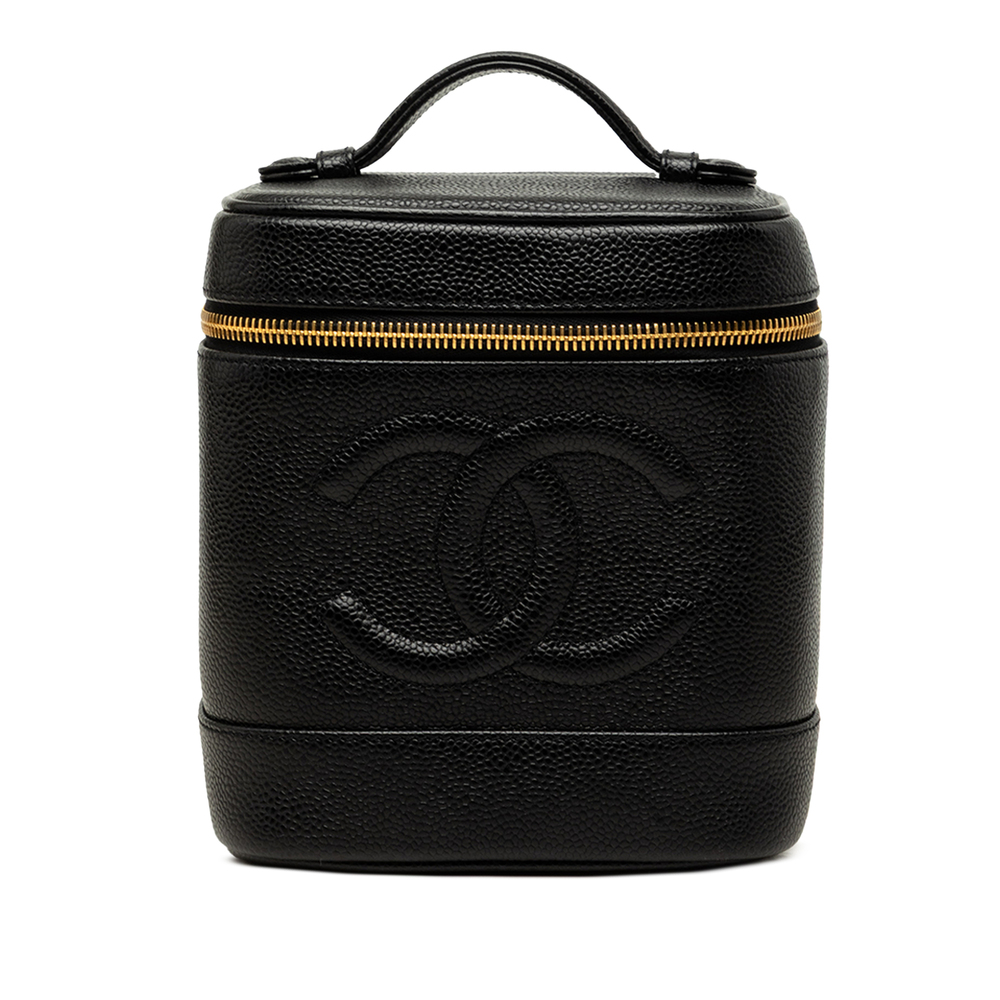 Pre-Loved Chanel CC Caviar Vanity Case